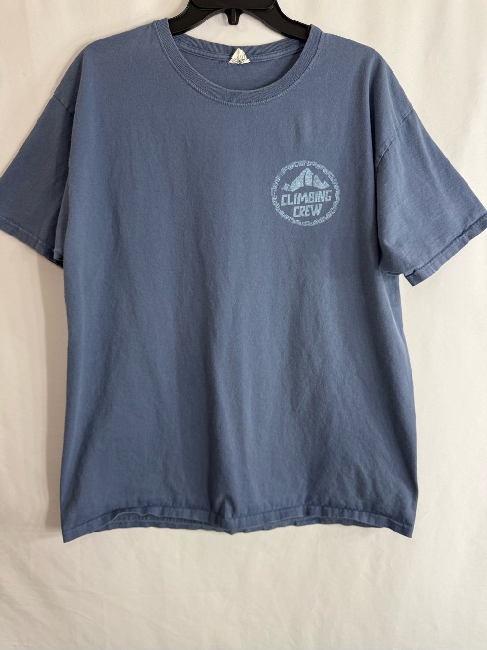 Everest Climbing Crew 2015 Expedition Graphic T Shirt Blue, size L